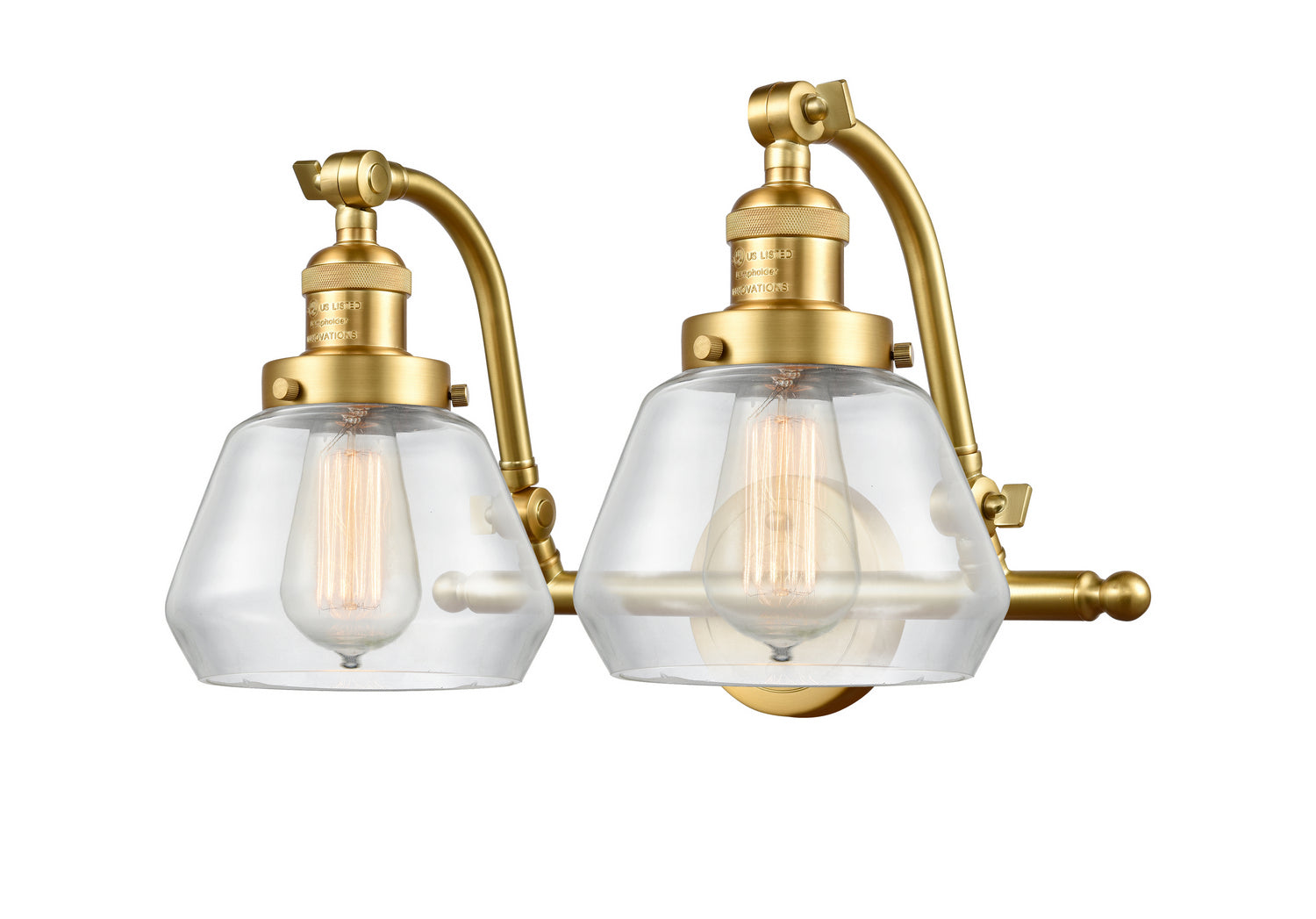 Innovations - 515-2W-SG-G172 - Two Light Bath Vanity - Franklin Restoration - Satin Gold