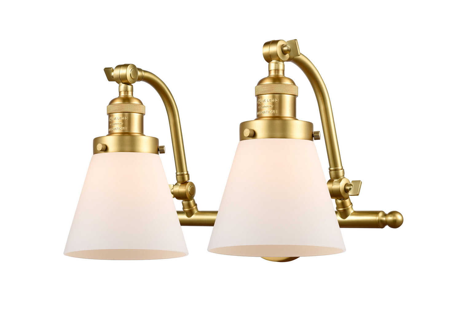 Innovations - 515-2W-SG-G61 - Two Light Bath Vanity - Franklin Restoration - Satin Gold