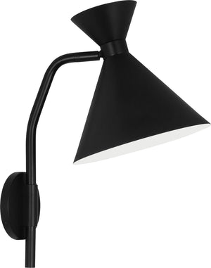 Robert Abbey - 1253 - One Light Wall Sconce - Cinch - Matte Black