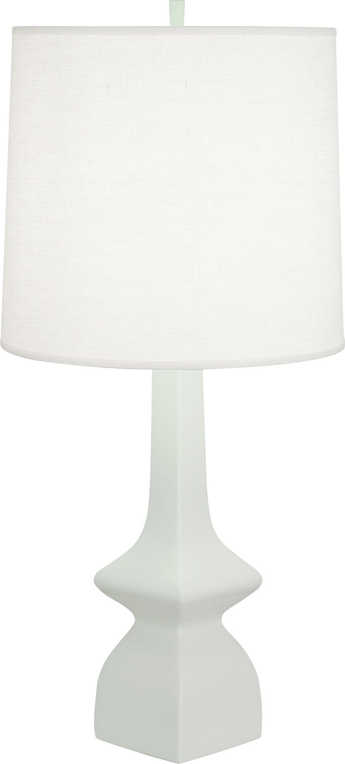 Robert Abbey - MCL10 - One Light Table Lamp - Jasmine - MATTE CELADON GLAZED CERAMIC