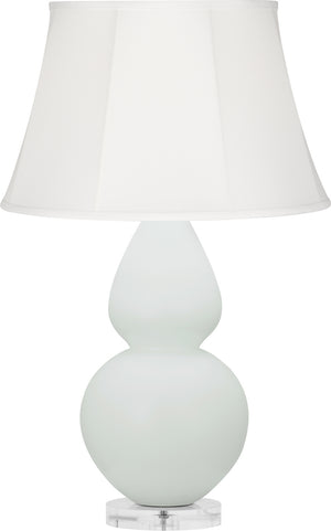 Robert Abbey - MCL61 - One Light Table Lamp - Double Gourd - Matte Celadon Glazed Ceramic w/Lucite Base