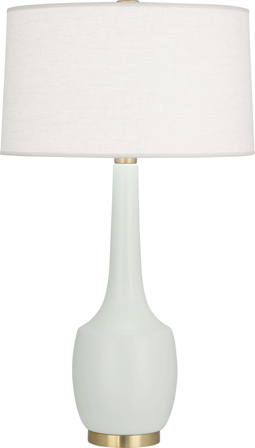 Robert Abbey - MCL70 - One Light Table Lamp - Delilah - Matte Celadon Glazed Ceramic