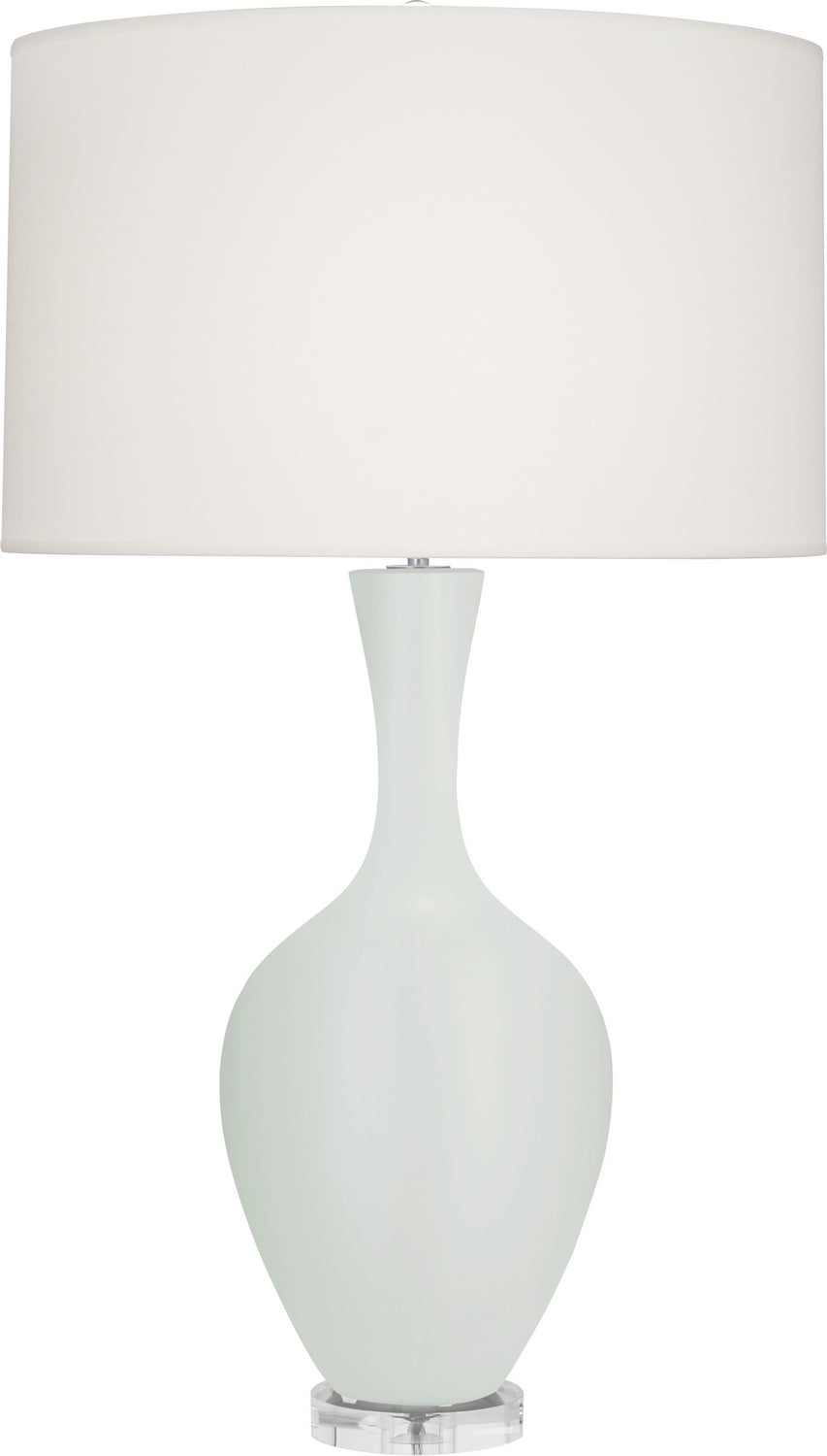 Robert Abbey - MCL80 - One Light Table Lamp - Audrey - Matte Celadon Glazed Ceramic