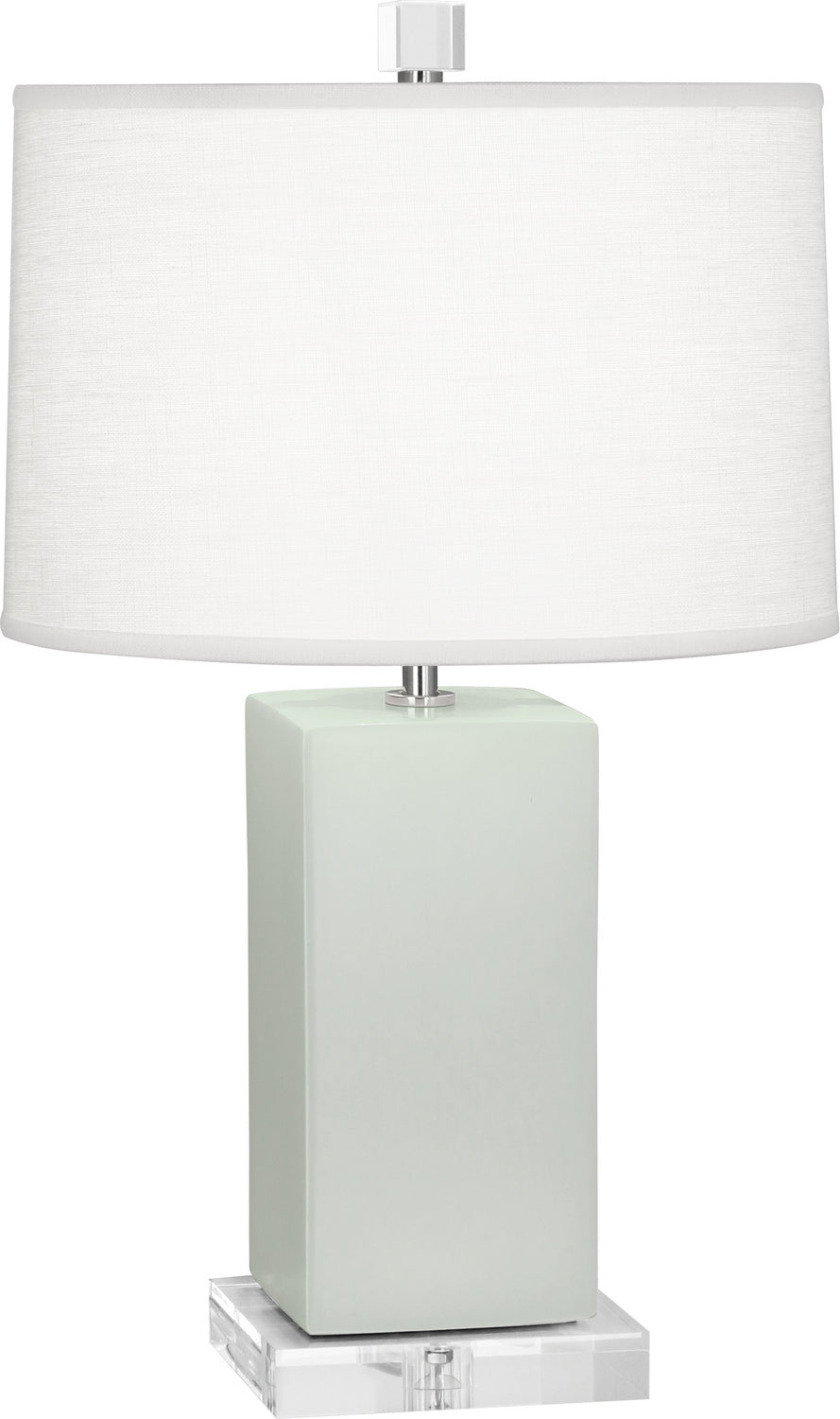 Robert Abbey - MCL90 - One Light Accent Lamp - Small Harvey - Matte Celadon Glazed Ceramic