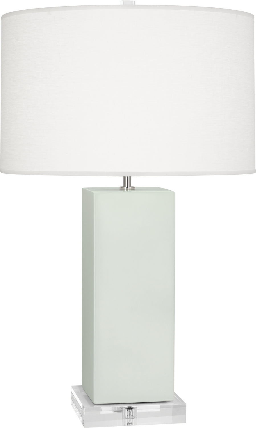 Robert Abbey - MCL95 - One Light Table Lamp - Harvey - Matte Celadon Glazed Ceramic