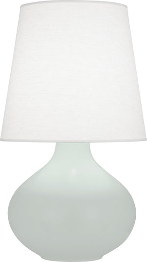 Robert Abbey - MCL99 - One Light Table Lamp - June - Matte Celadon Glazed Ceramic