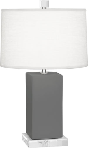 Robert Abbey - MCR90 - One Light Accent Lamp - Harvey - Matte Ash Glazed Ceramic