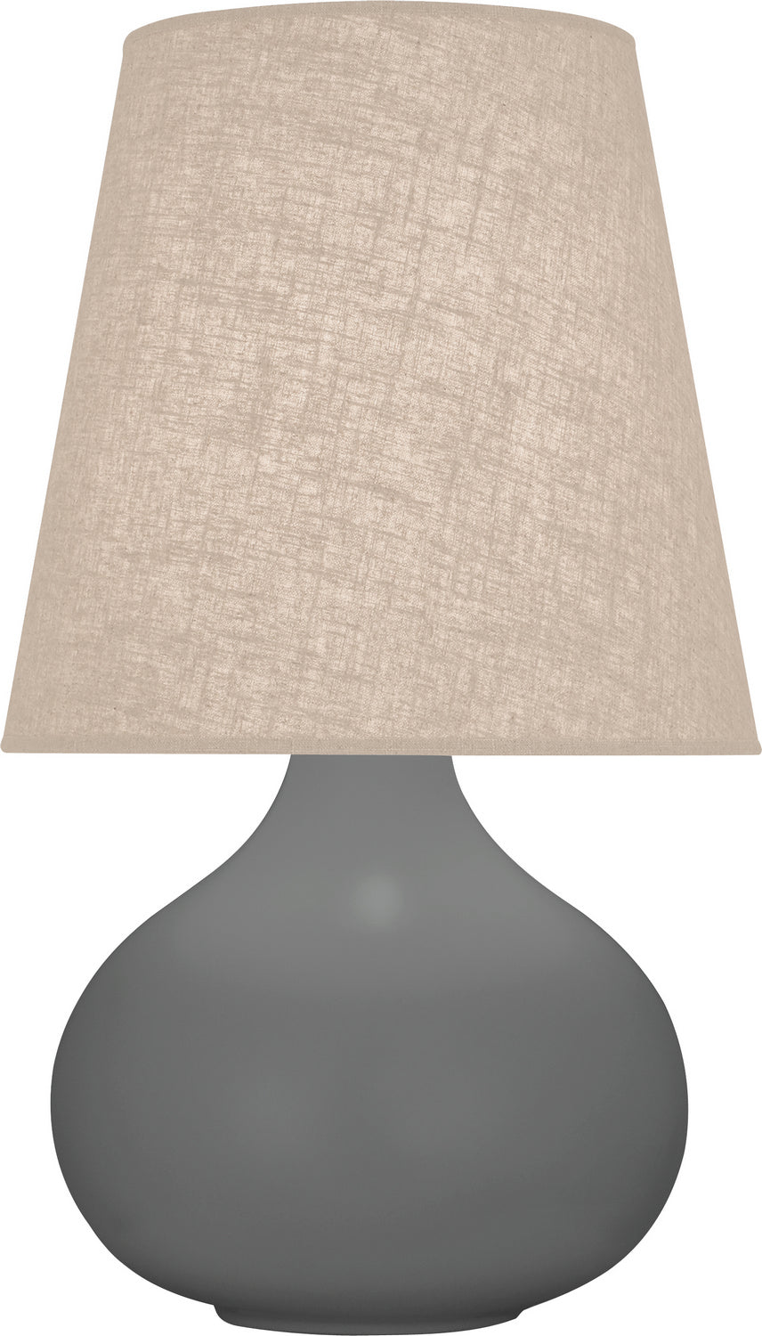Robert Abbey - MCR91 - One Light Accent Lamp - Small June - Matte Ash Glazed Ceramic