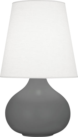 Robert Abbey - MCR93 - One Light Accent Lamp - June - Matte Ash Glazed Ceramic