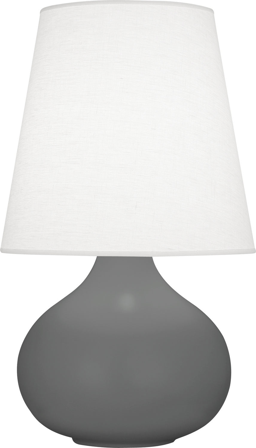 Robert Abbey - MCR93 - One Light Accent Lamp - Small June - Matte Ash Glazed Ceramic