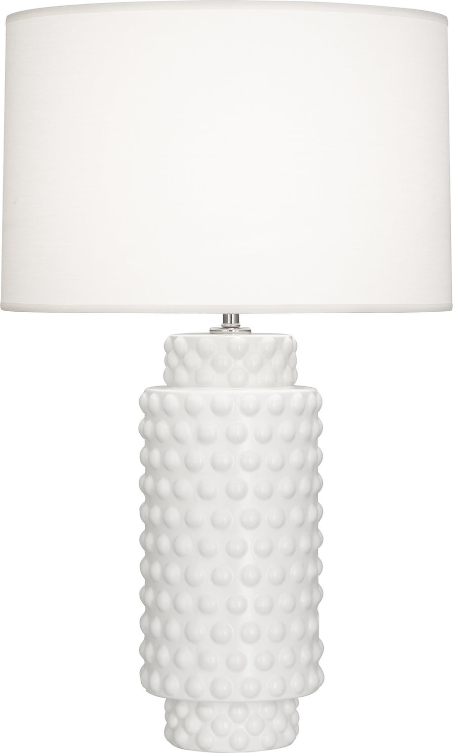 Robert Abbey - MLY08 - One Light Table Lamp - Dolly - Matte Lily Glazed Textured Ceramic