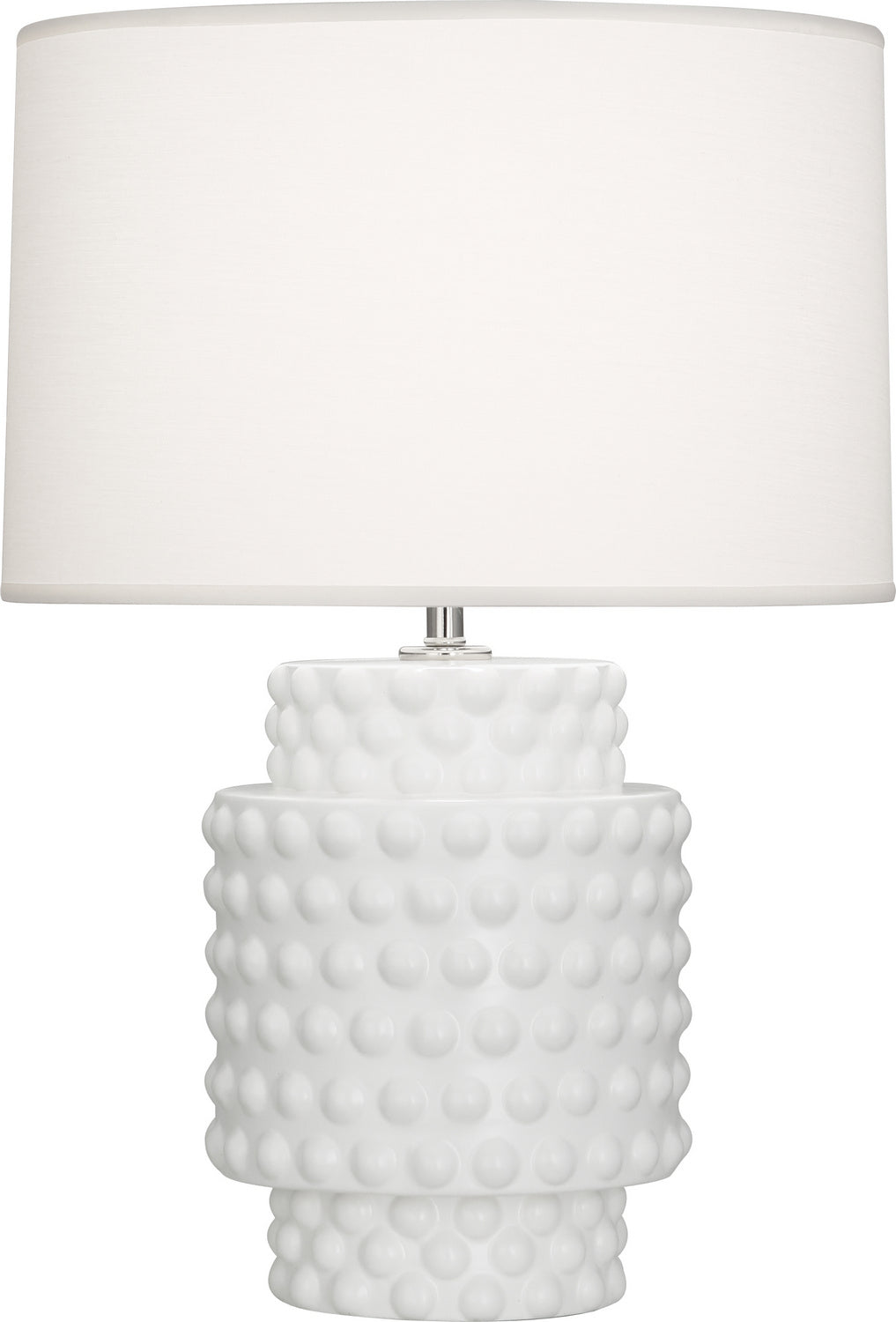 Robert Abbey - MLY09 - One Light Accent Lamp - Dolly - Matte Lily Glazed Textured Ceramic