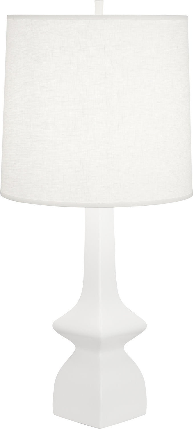 Robert Abbey - MLY10 - One Light Table Lamp - Jasmine - Matte Lily Glazed Ceramic