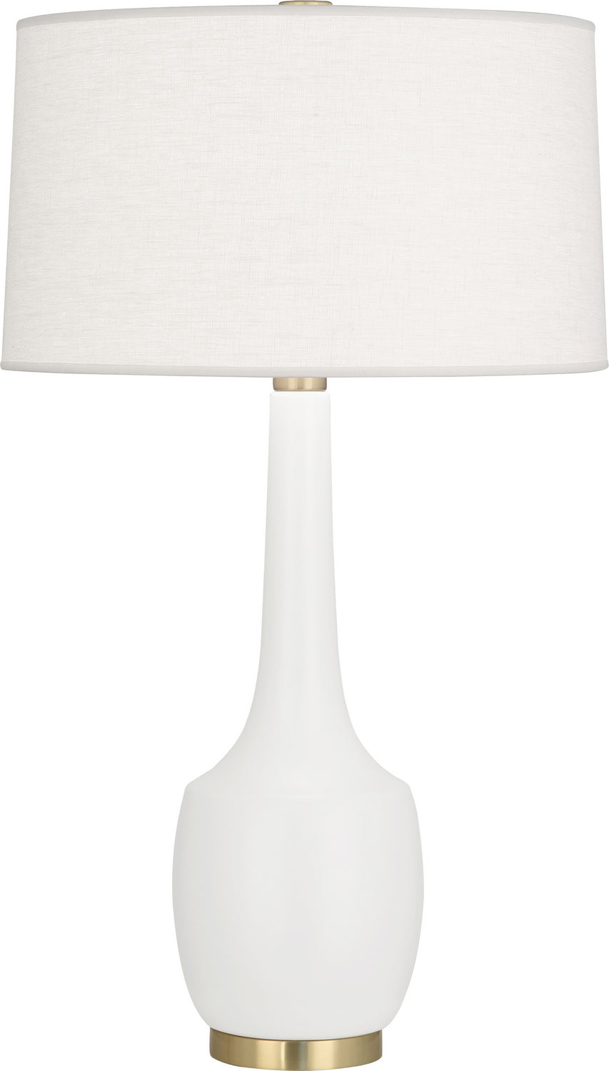 Robert Abbey - MLY70 - One Light Table Lamp - Delilah - Matte Lily Glazed Ceramic