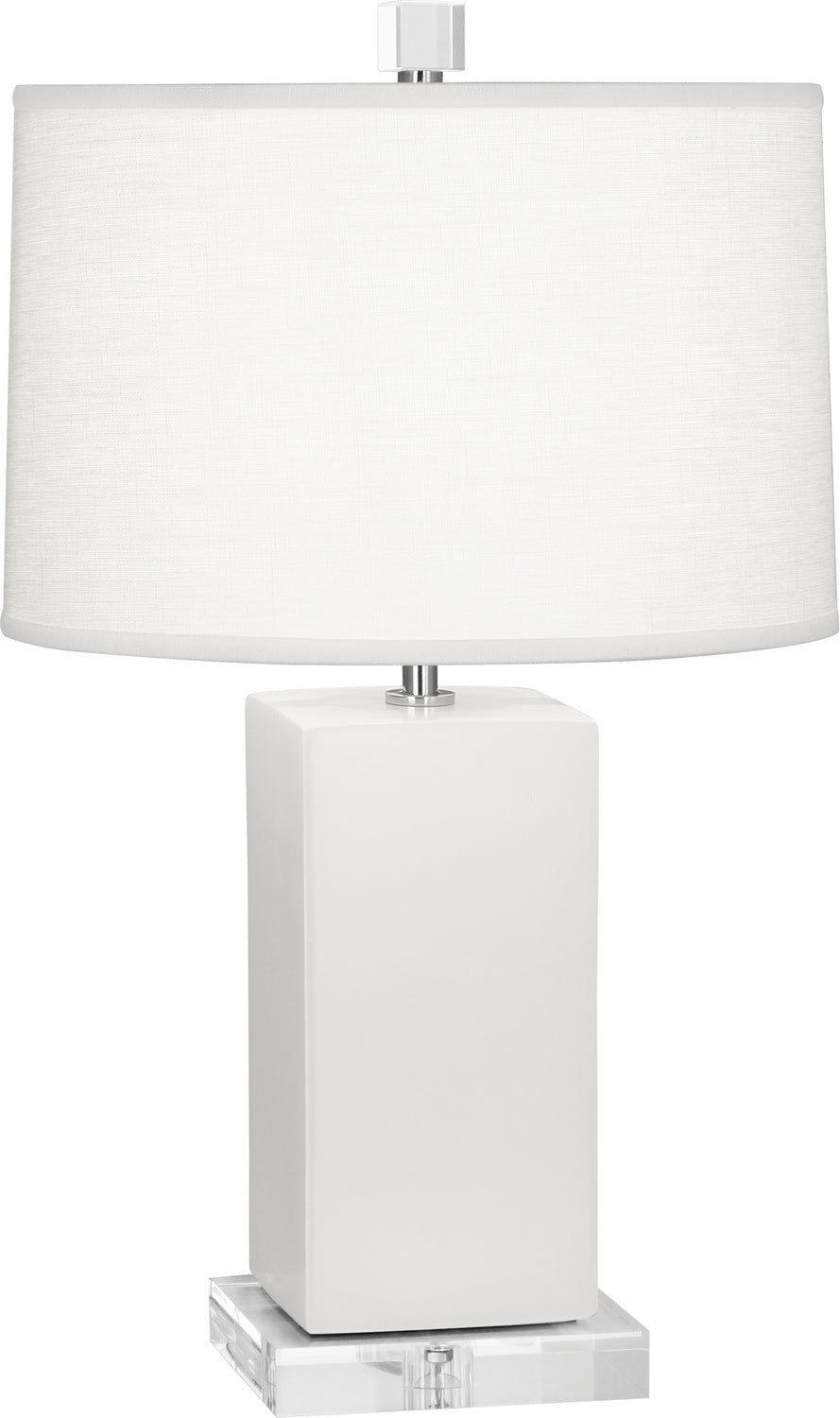 Robert Abbey - MLY90 - One Light Accent Lamp - Small Harvey - Matte Lily Glazed Ceramic