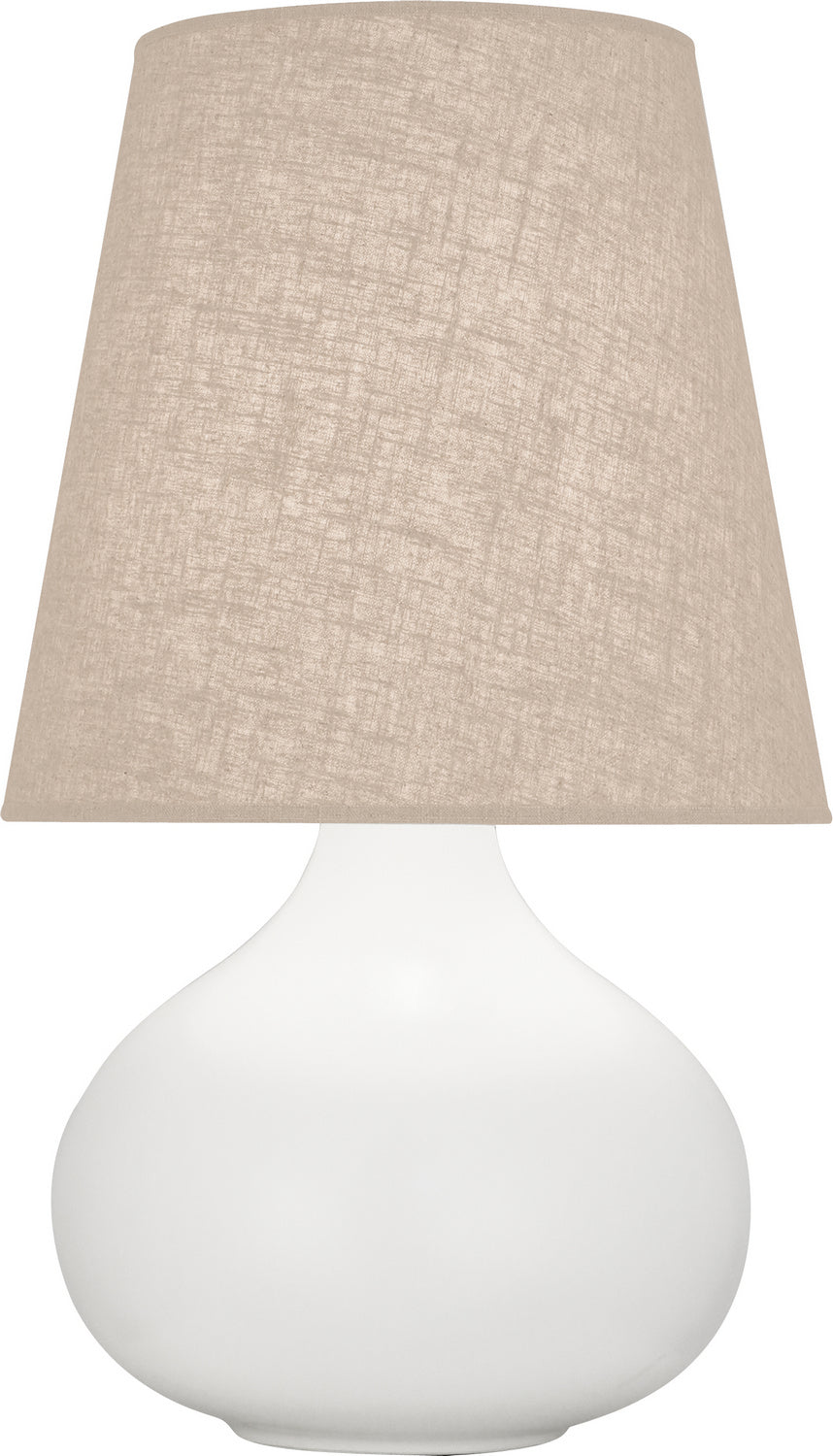 Robert Abbey - MLY91 - One Light Accent Lamp - June - Matte Lily Glazed Ceramic