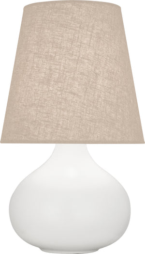 Robert Abbey - MLY91 - One Light Accent Lamp - June - Matte Lily Glazed Ceramic