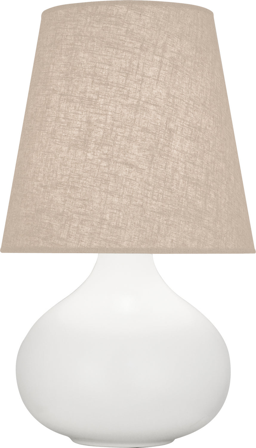 Robert Abbey - MLY91 - One Light Accent Lamp - Small June - Matte Lily Glazed Ceramic