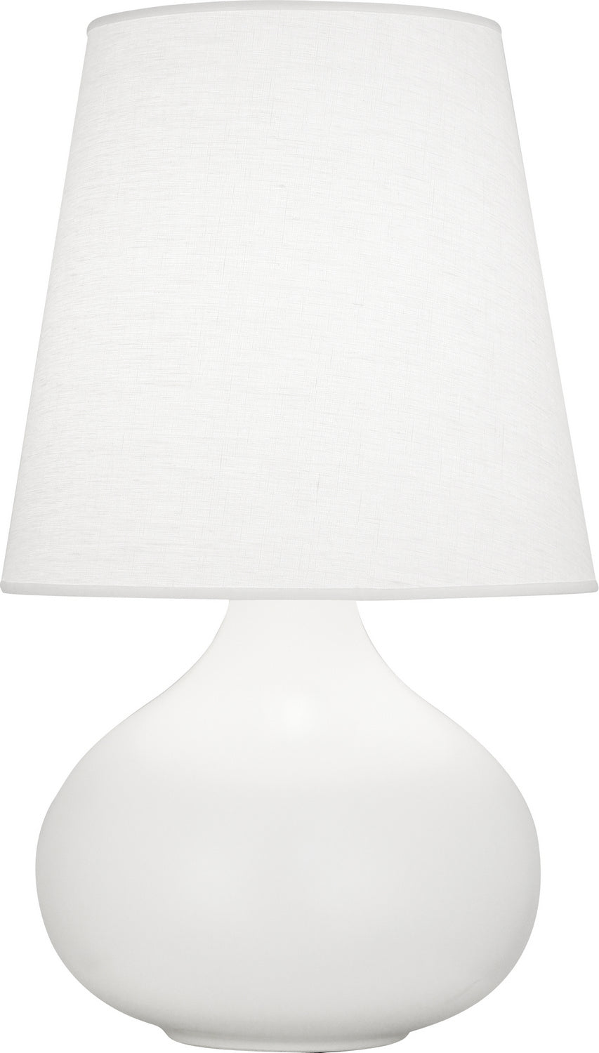 Robert Abbey - MLY93 - One Light Accent Lamp - Small June - Matte Lily Glazed Ceramic