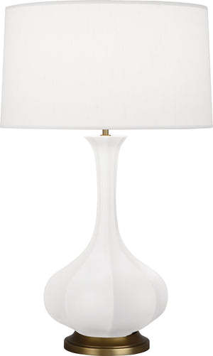 Robert Abbey - MLY94 - One Light Table Lamp - Pike - Matte Lily Glazed Ceramic