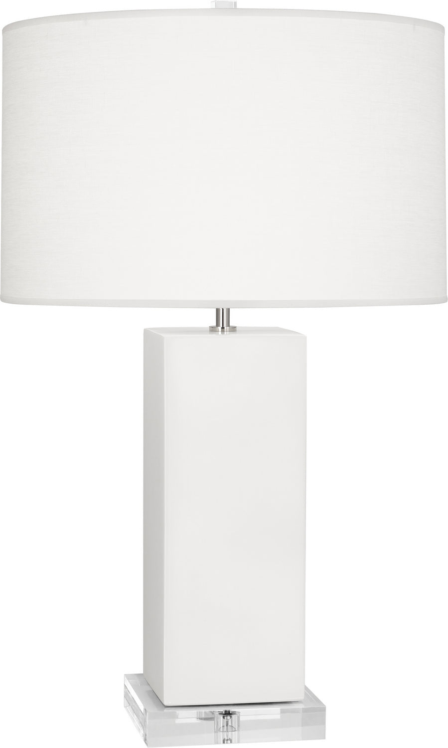 Robert Abbey - MLY95 - One Light Table Lamp - Harvey - Matte Lily Glazed Ceramic