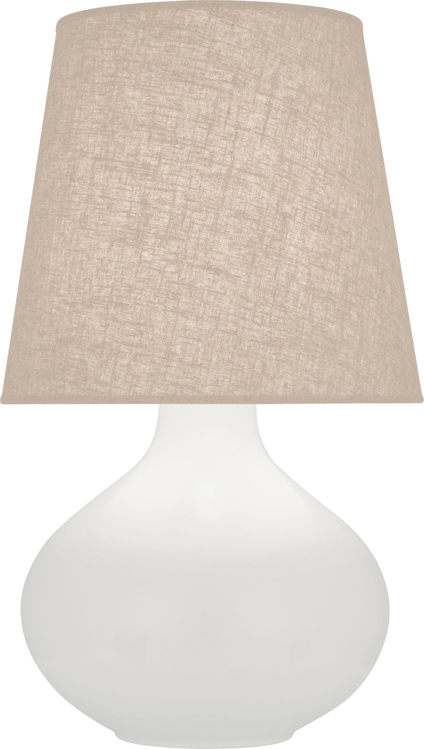 Robert Abbey - MLY98 - One Light Table Lamp - June - Matte Lily Glazed Ceramic