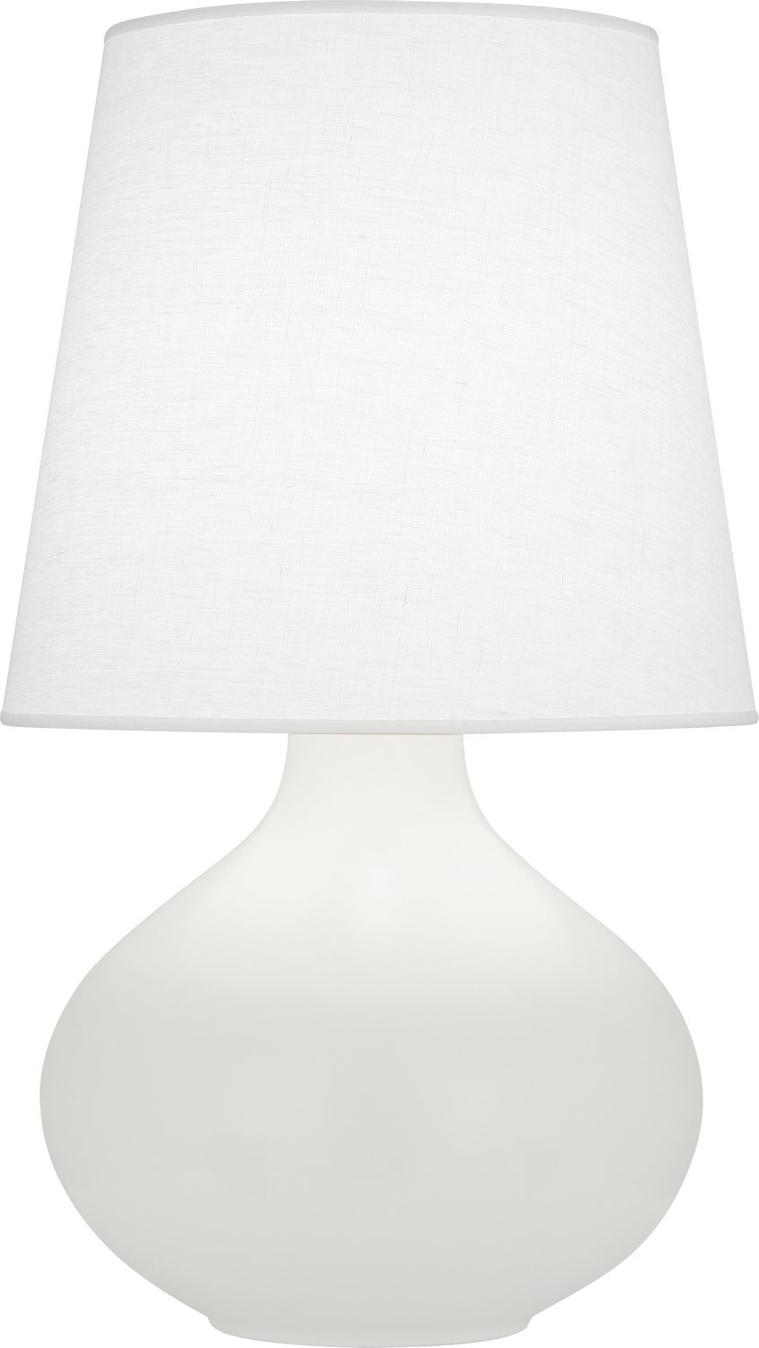 Robert Abbey - MLY99 - One Light Table Lamp - June - Matte Lily Glazed Ceramic