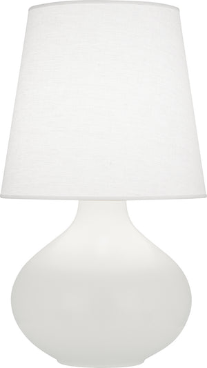 Robert Abbey - MLY99 - One Light Table Lamp - June - Matte Lily Glazed Ceramic