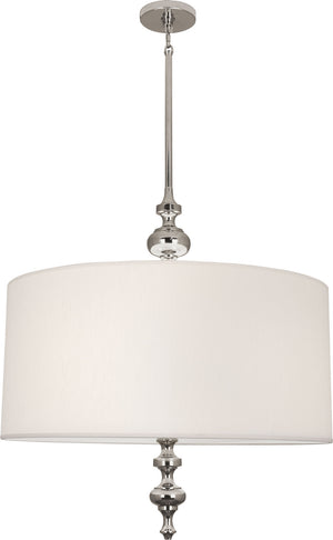 Robert Abbey - S1225 - Three Light Pendant - Arthur - Polished Nickel