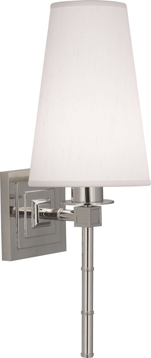 Robert Abbey - S723W - One Light Wall Sconce - Jonathan Adler Meurice - Polished Nickel