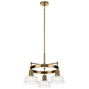 Kichler - 52402BNB - Three Light Chandelier - Eastmont - Brushed Brass