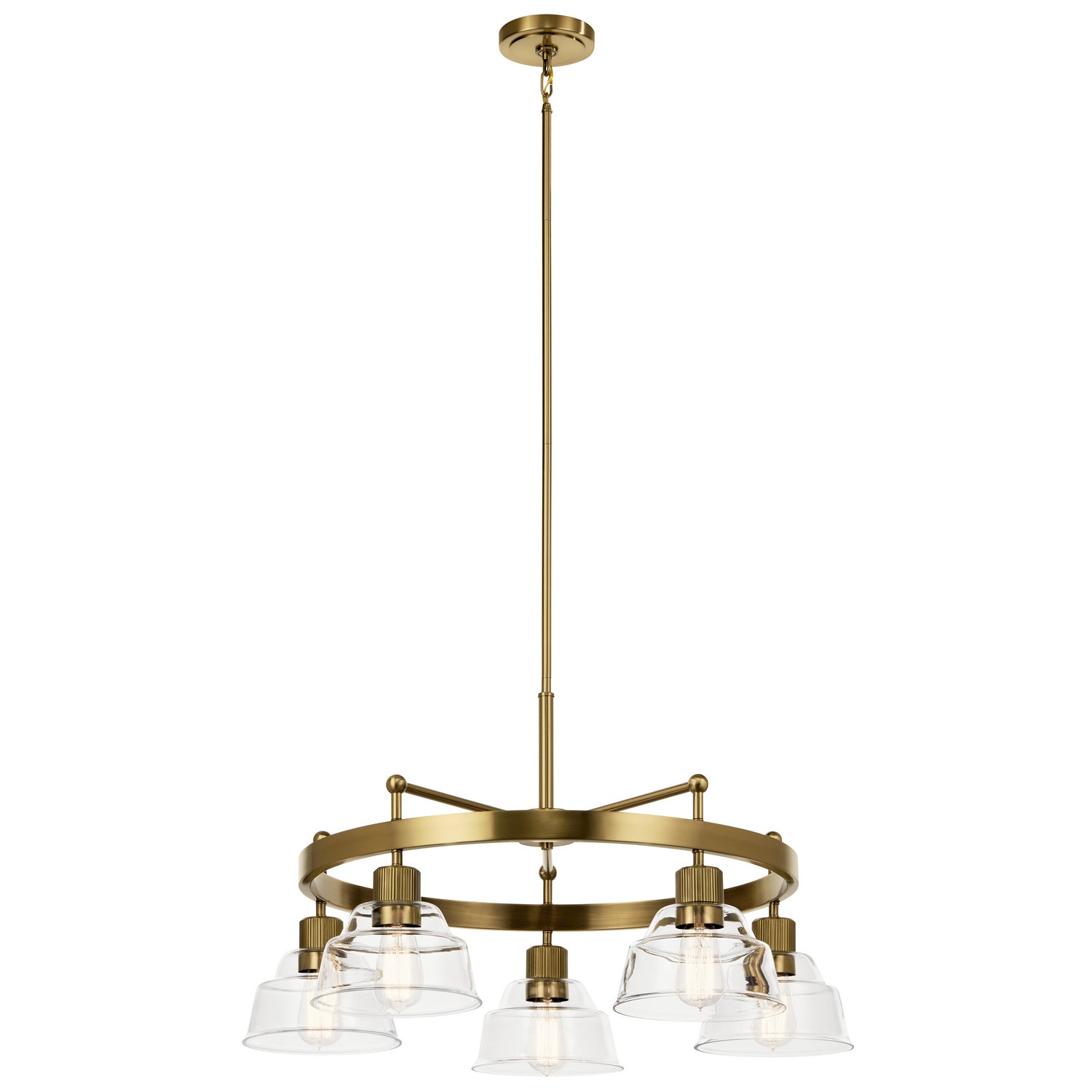 Kichler - 52403BNB - Five Light Chandelier - Eastmont - Brushed Brass