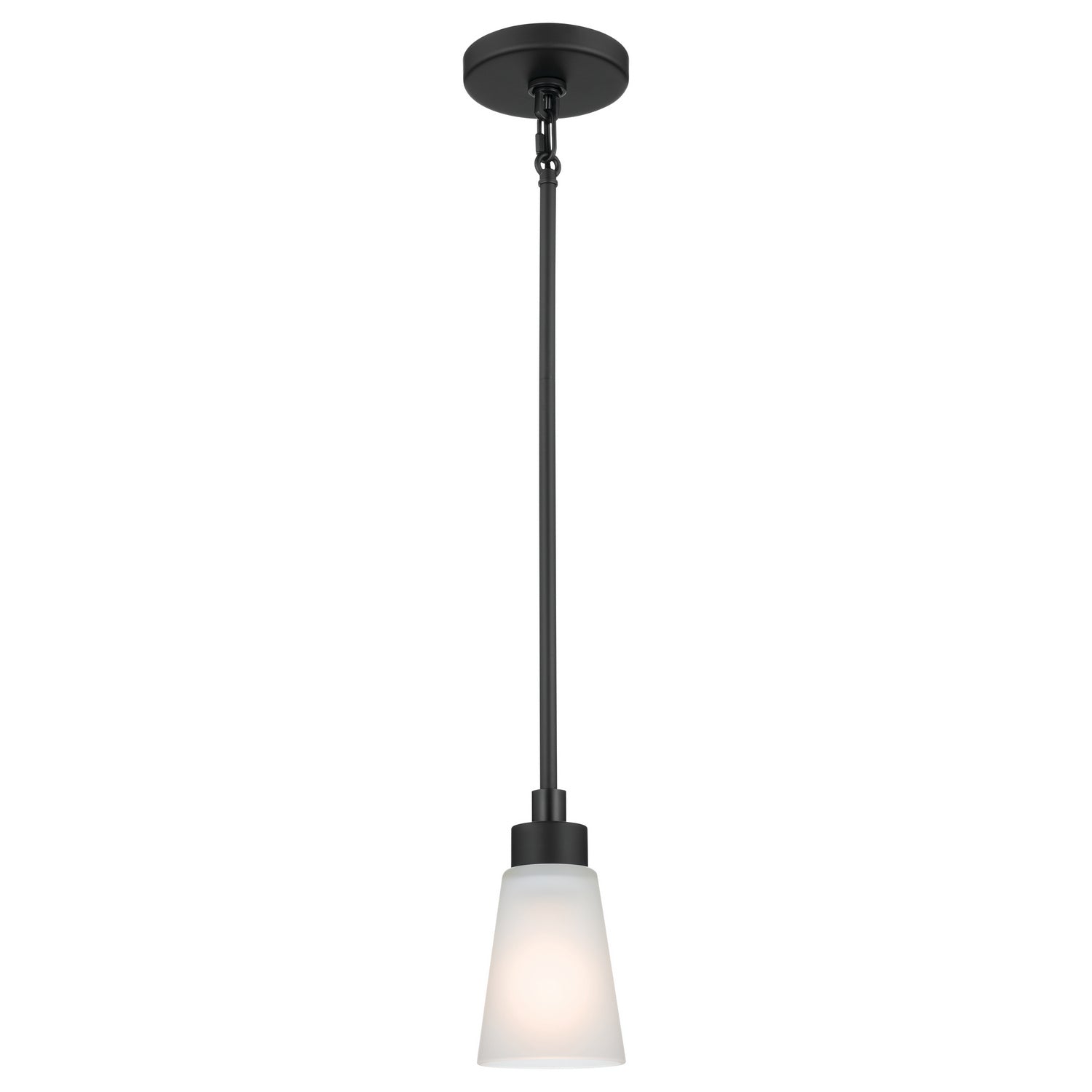 Kichler - 52444BK - One Light Mini Pendant - Erma - Black