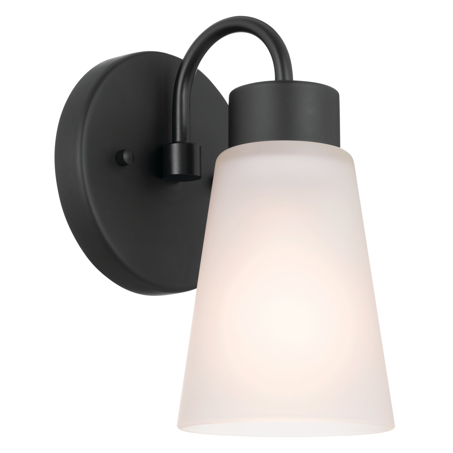 Kichler - 52445BK - One Light Wall Sconce - Erma - Black