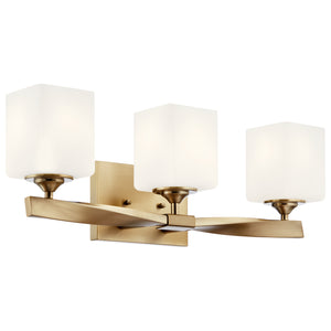 Kichler - 55002CPZ - Three Light Bath - Marette - Champagne Bronze