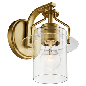 Kichler - 55077NBR - One Light Wall Sconce - Everett - Brushed Brass