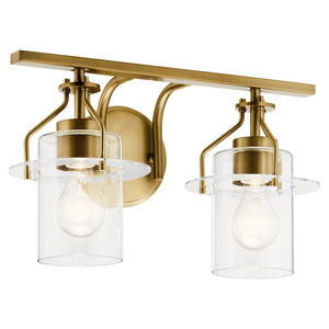 Kichler - 55078NBR - Two Light Bath - Everett - Brushed Brass