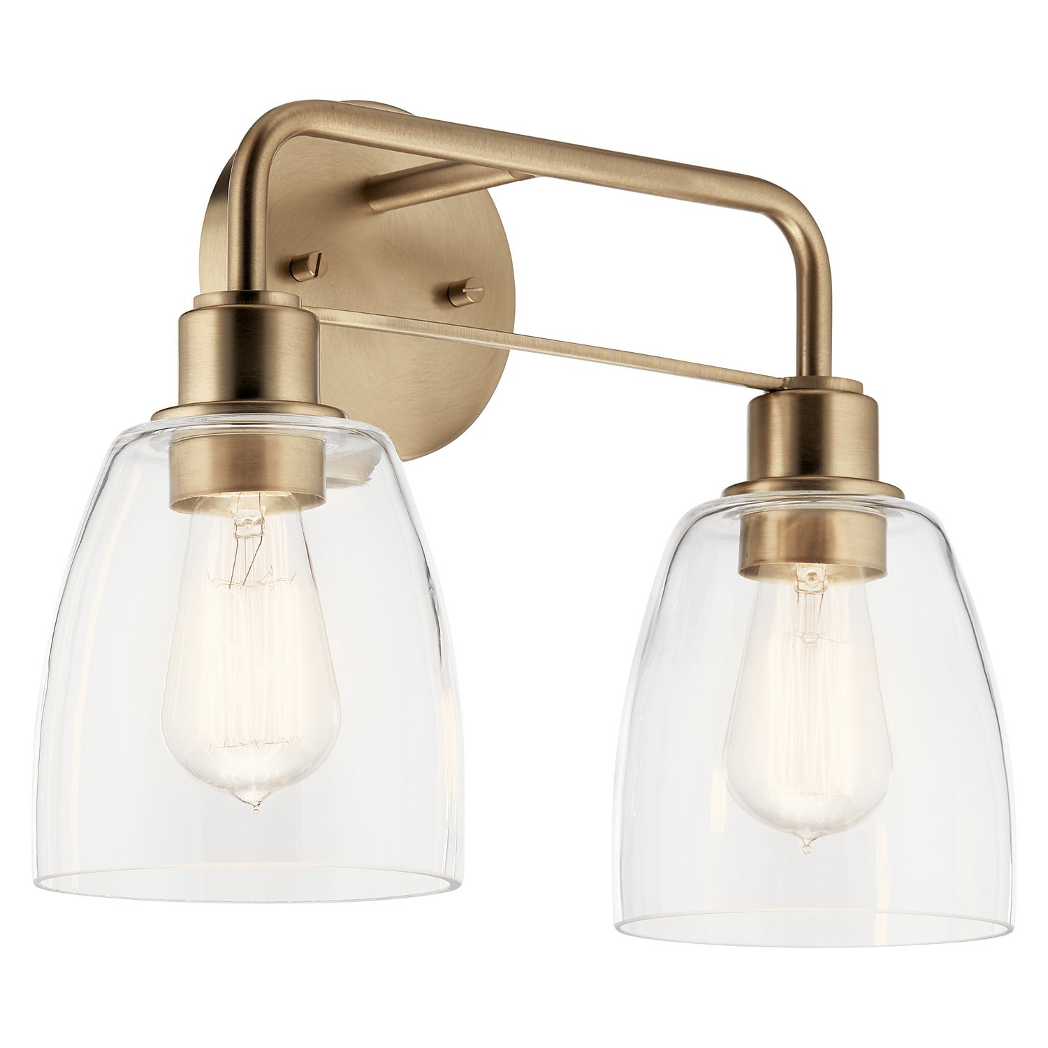 Kichler - 55101CPZ - Two Light Bath - Meller - Champagne Bronze