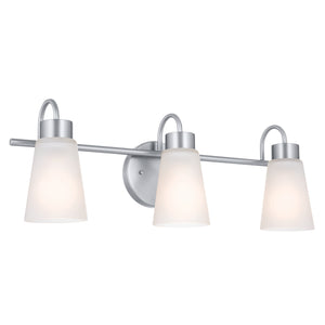 Kichler - 55126NI - Three Light Bath - Erma - Brushed Nickel