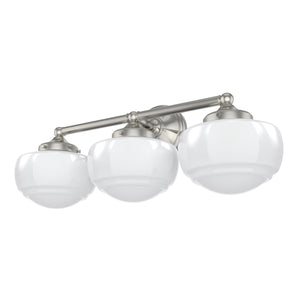 Hunter - 19460 - Three Light Pendant - Saddle Creek - Brushed Nickel
