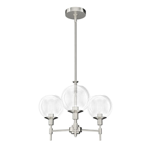Hunter - 19740 - Three Light Chandelier - Xidane - Brushed Nickel