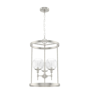 Hunter - 19750 - Three Light Pendant - Xidane - Brushed Nickel