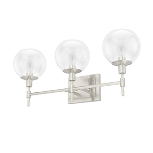 Hunter - 19764 - Three Light Bathroom Vanity - Xidane - Brushed Nickel