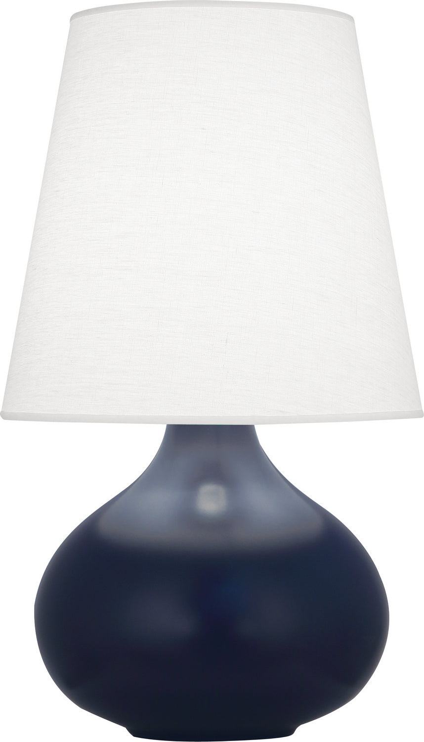 Robert Abbey - MMB93 - One Light Accent Lamp - June - Matte Midnight Blue Glazed Ceramic