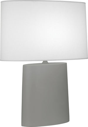 Robert Abbey - MST03 - One Light Table Lamp - Victor - Matte Smoky Taupe Glazed Ceramic