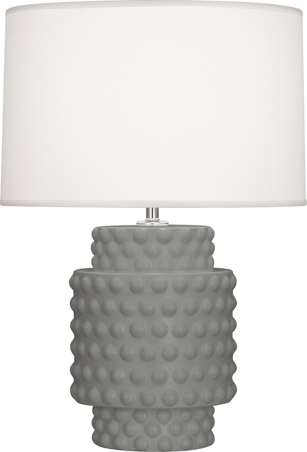 Robert Abbey - MST09 - One Light Accent Lamp - Small Dolly - Matte Smokey Taupe Glazed Textured Ceramic
