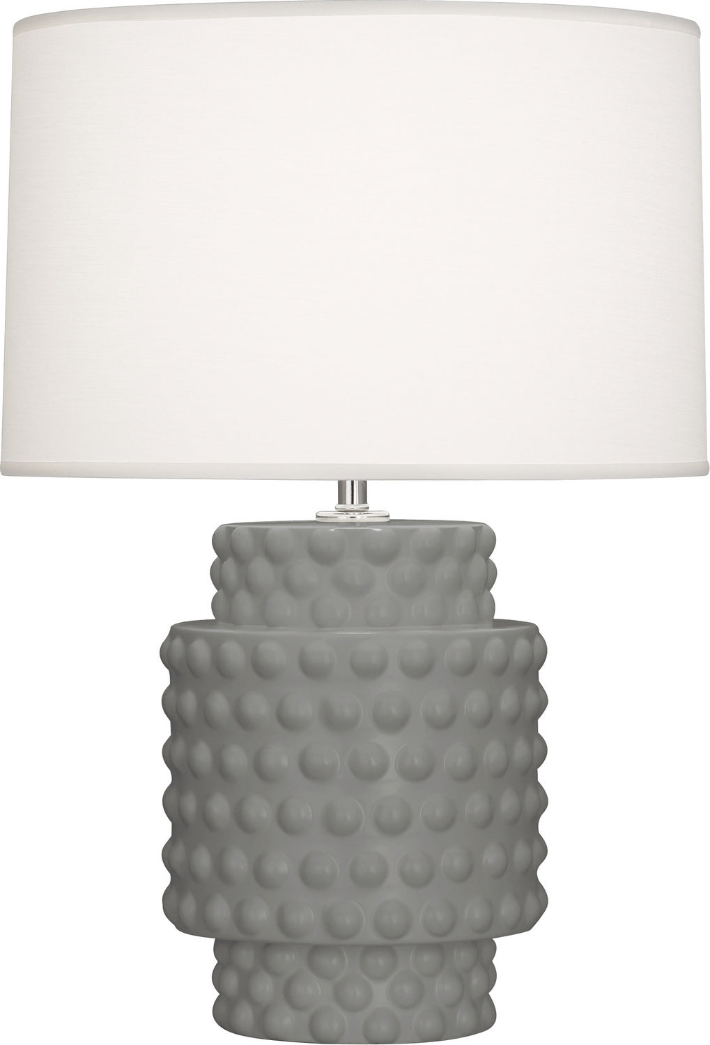 Robert Abbey - MST09 - One Light Accent Lamp - Dolly - Matte Smoky Taupe Glazed Textured Ceramic