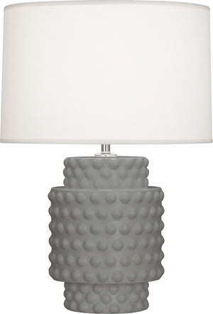 Robert Abbey - MST09 - One Light Accent Lamp - Dolly - Matte Smoky Taupe Glazed Textured Ceramic