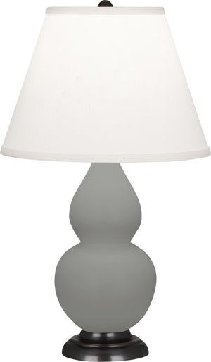 Robert Abbey - MST51 - One Light Accent Lamp - Small Double Gourd - Matte Smokey Taupe Glazed Ceramic w/Bronze