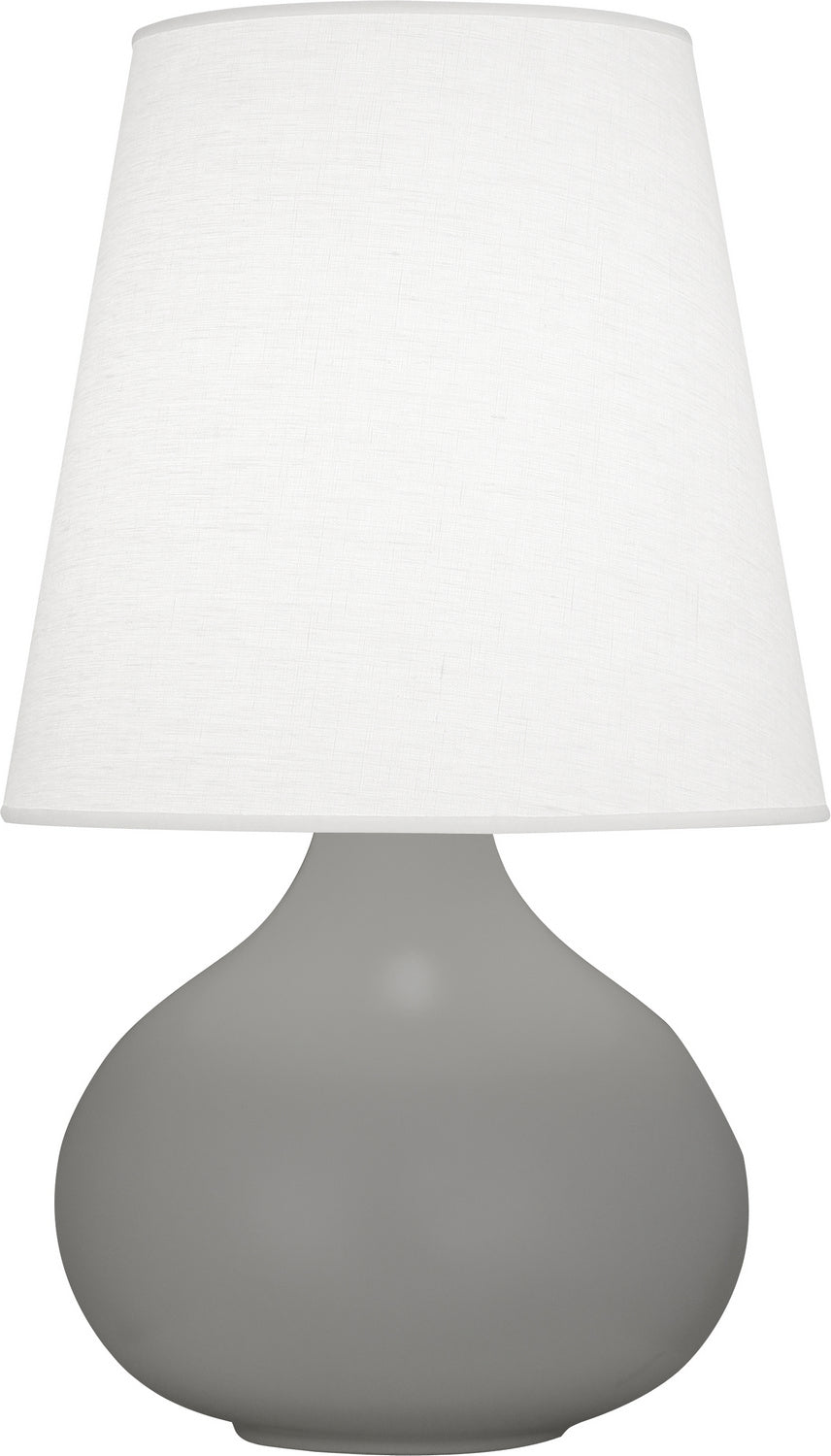 Robert Abbey - MST93 - One Light Accent Lamp - Small June - Matte Smokey Taupe Glazed Ceramic